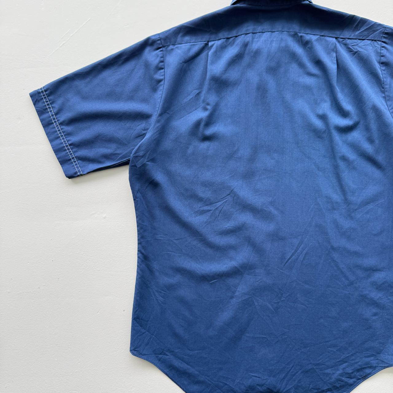 Navy Blue Craft Vintage 70's Shirt - Large