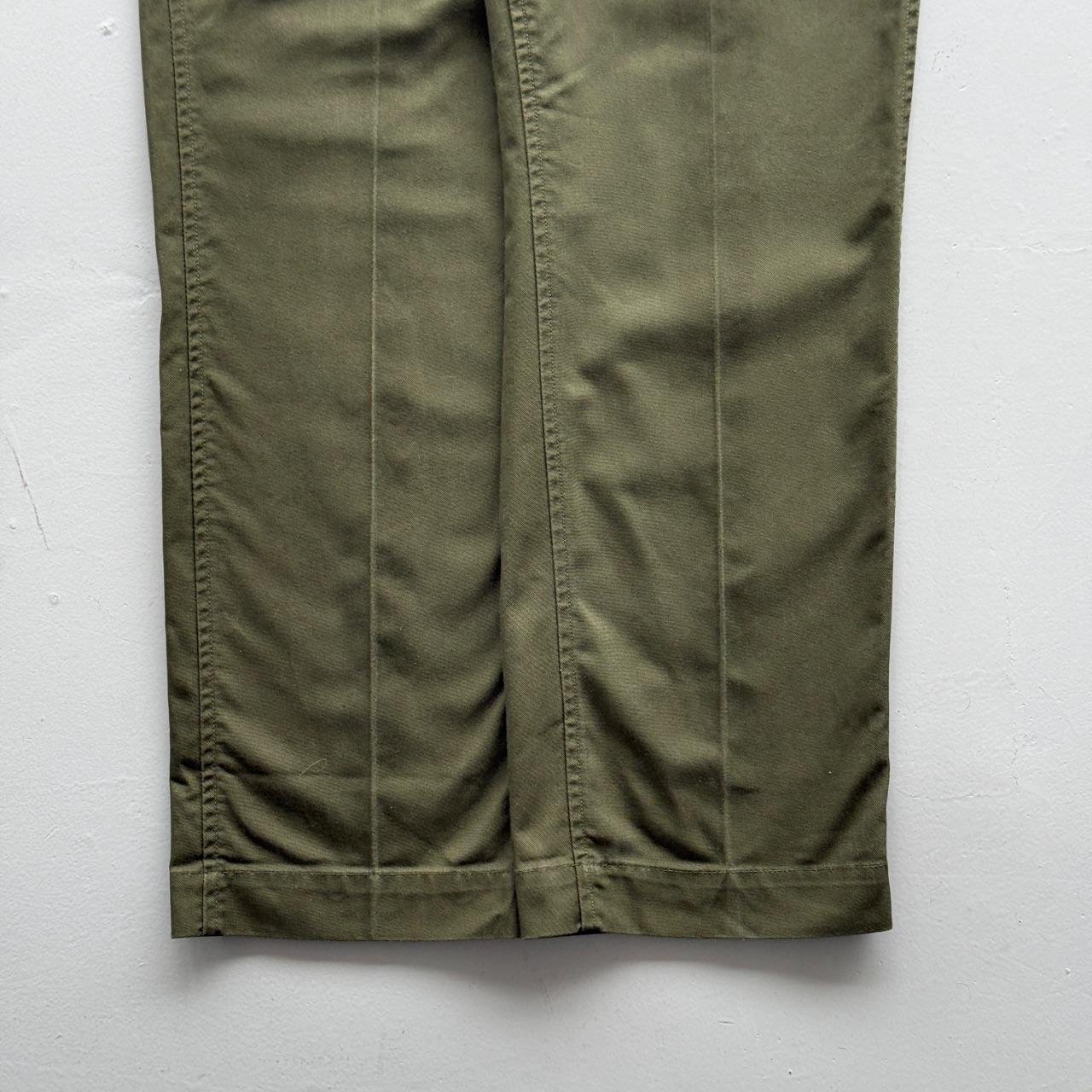 Green Military Pants 90's Vintage Trousers - 28” x 31”
