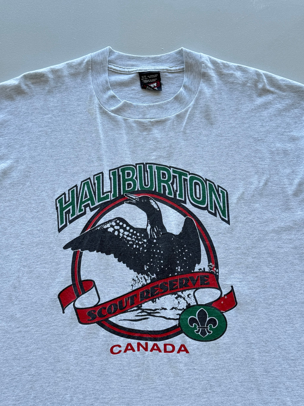Taurus Haliburton Scout Reserve Canada 90s Vintage Single Stitch T-Shirt - XL