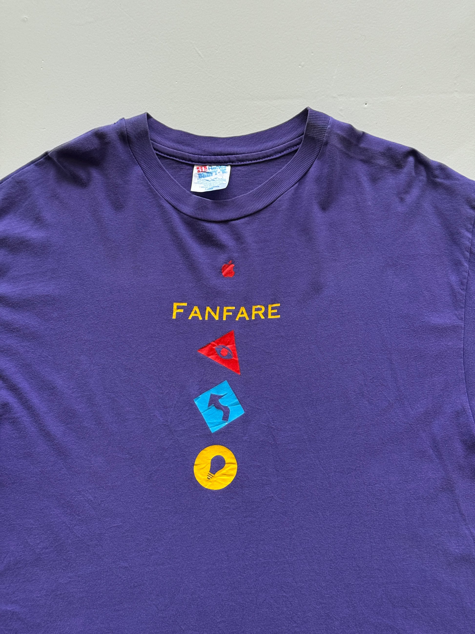 Purple Apple Inc 90's Vintage Graphic Single Stitch T-Shirt - XL