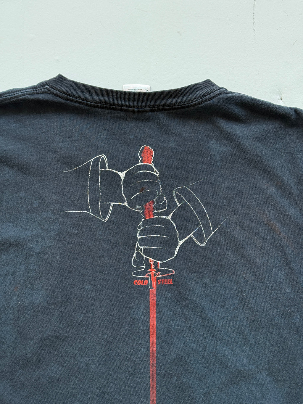 Black Samurai 00's Vintage Graphic T-Shirt - XL