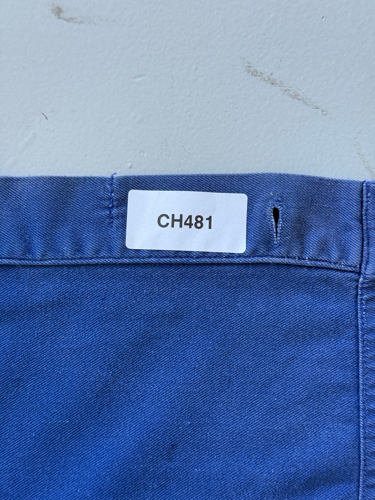 Faded Blue 1950/60's French Vintage Workwear Chore Jacket CH481 - Small