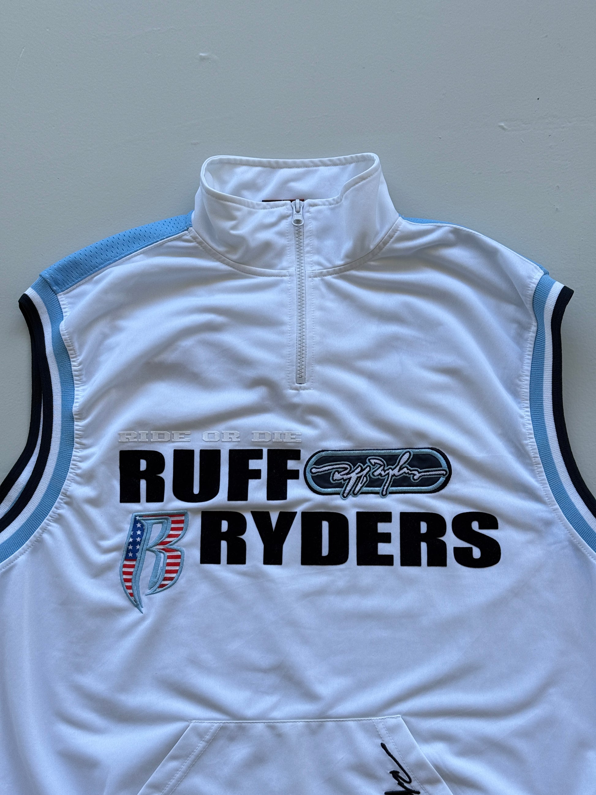 Ruff Ryders Ride Or Die Y2K 00's Vintage Pullover Vest - XL