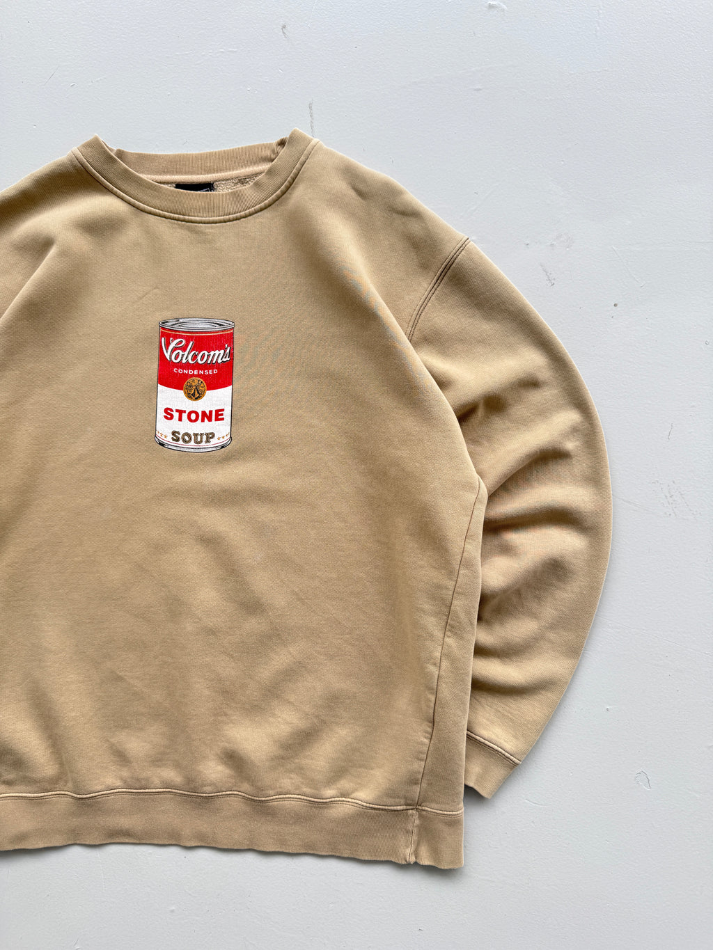 Volcom Stone Soup Campbell's Parody Vintage Sweatshirt - Large