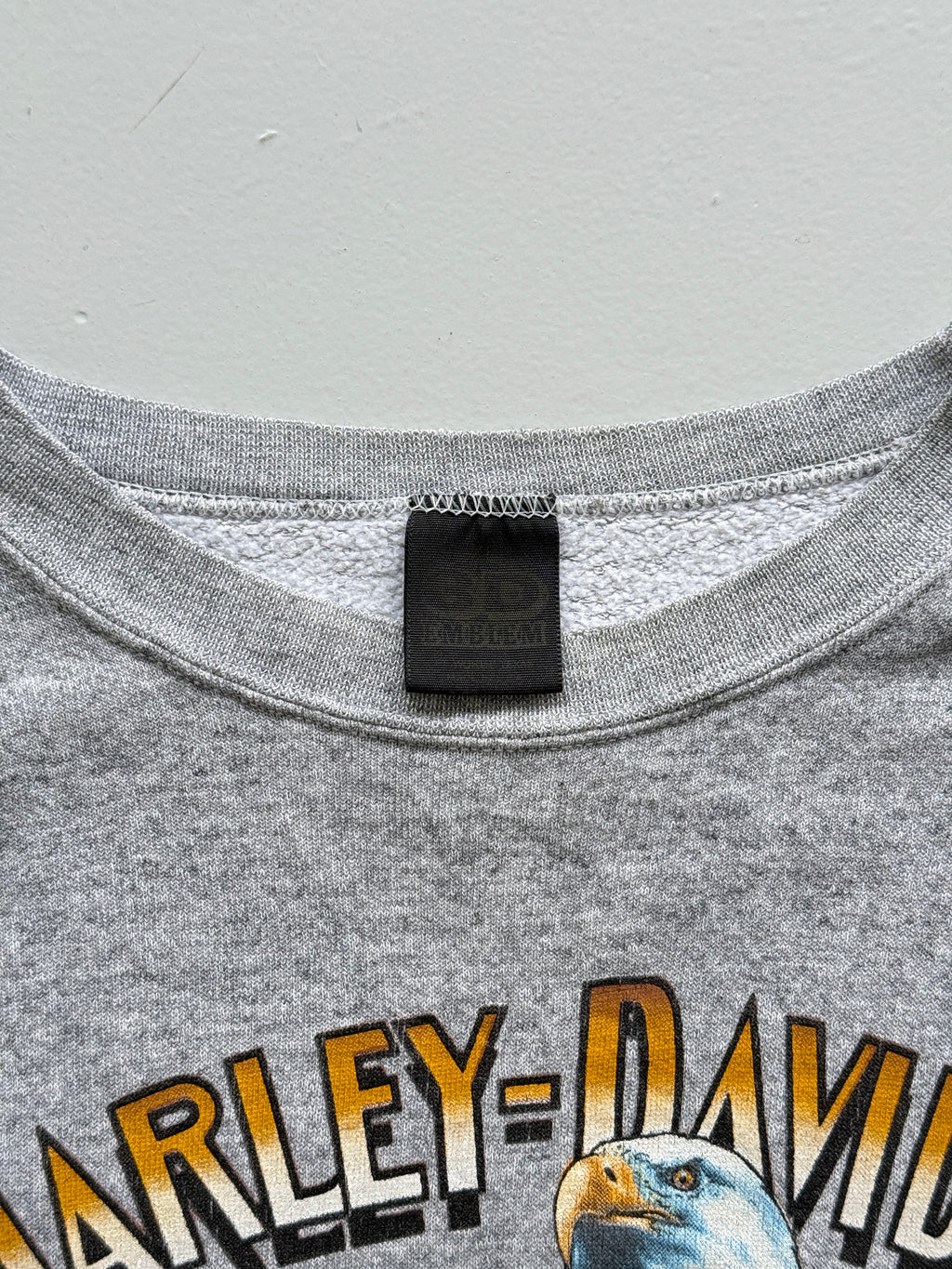 Harley-Davidson Ventura California 3D Emblem 1990 Rare Vintage Sweatshirt - Medi
