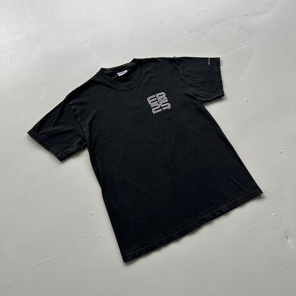 Black Elvis 00s Vintage T-shirt - Medium