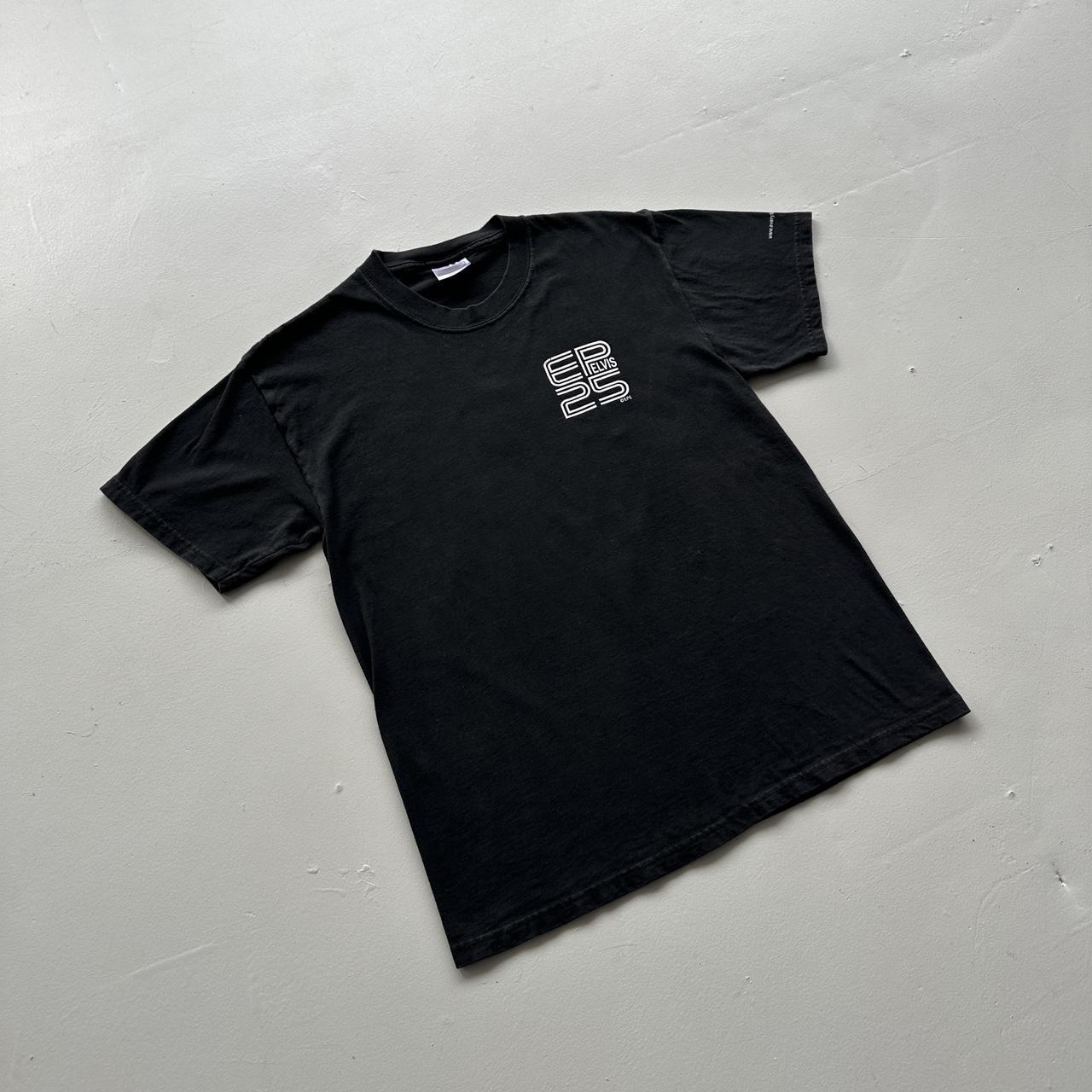 Black Elvis 00s Vintage T-shirt - Medium