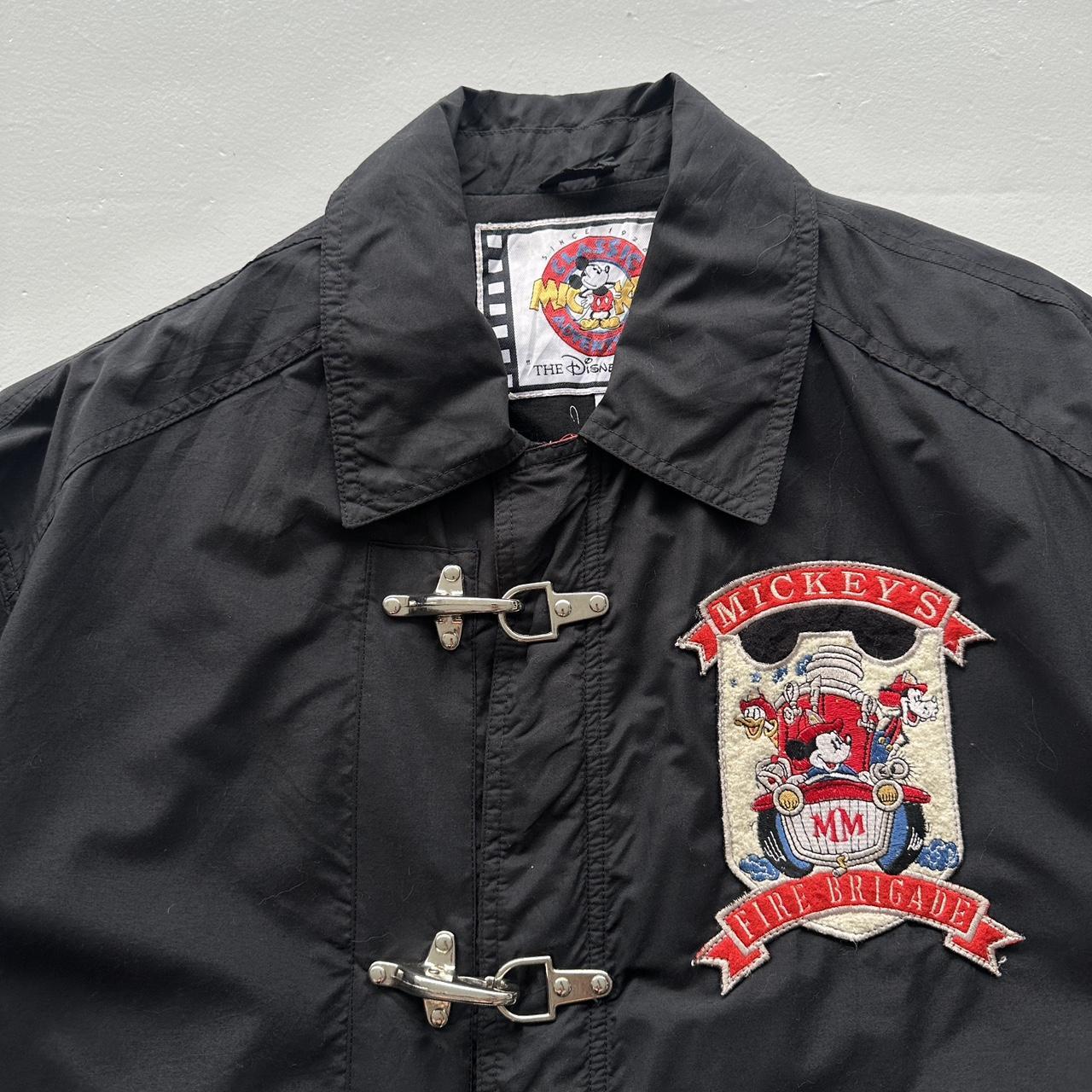 Black Rare The Disney Store Fireman’s Clasp 90’s Vintage Jacket - XL