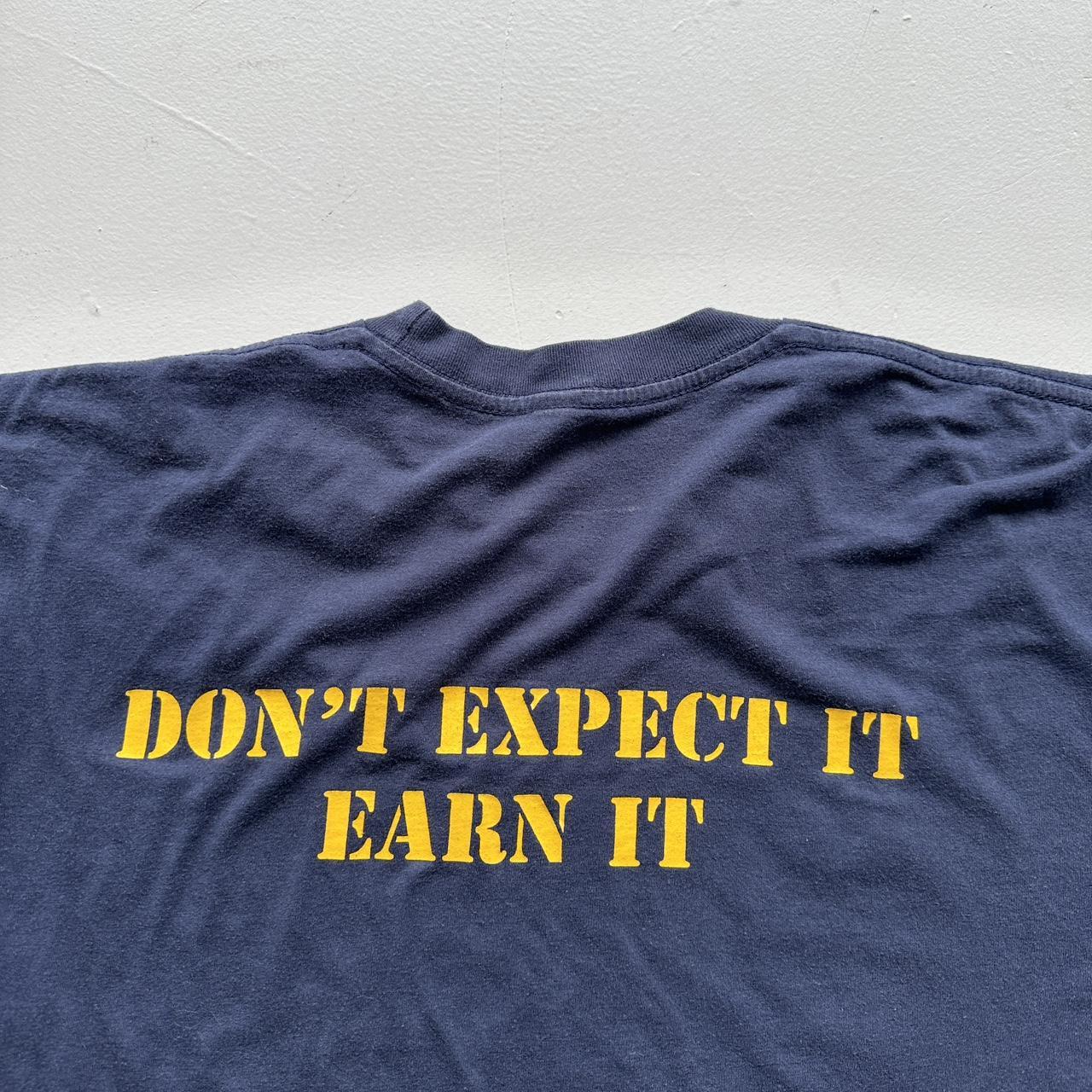 Navy Blue Jumping Eagles 90s Vintage T-shirt - Medium