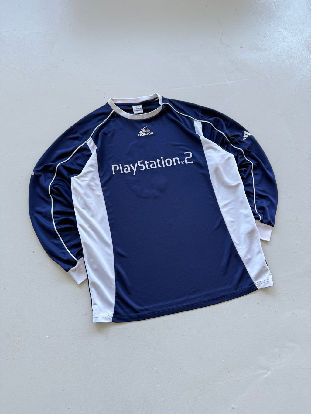 Adidas PlayStation 2 La Voz de Galicia Y2K Football Shirt #9 - Medium