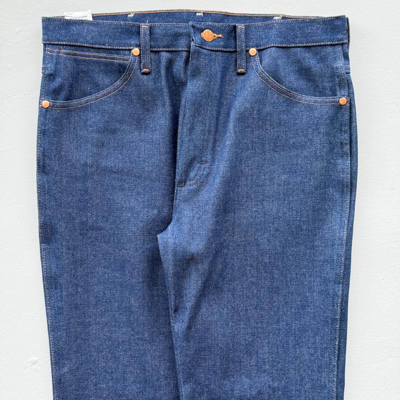 Wrangler Cowboy Cut Vintage Indigo Denim Western Ranch Jeans - 33” x 34”