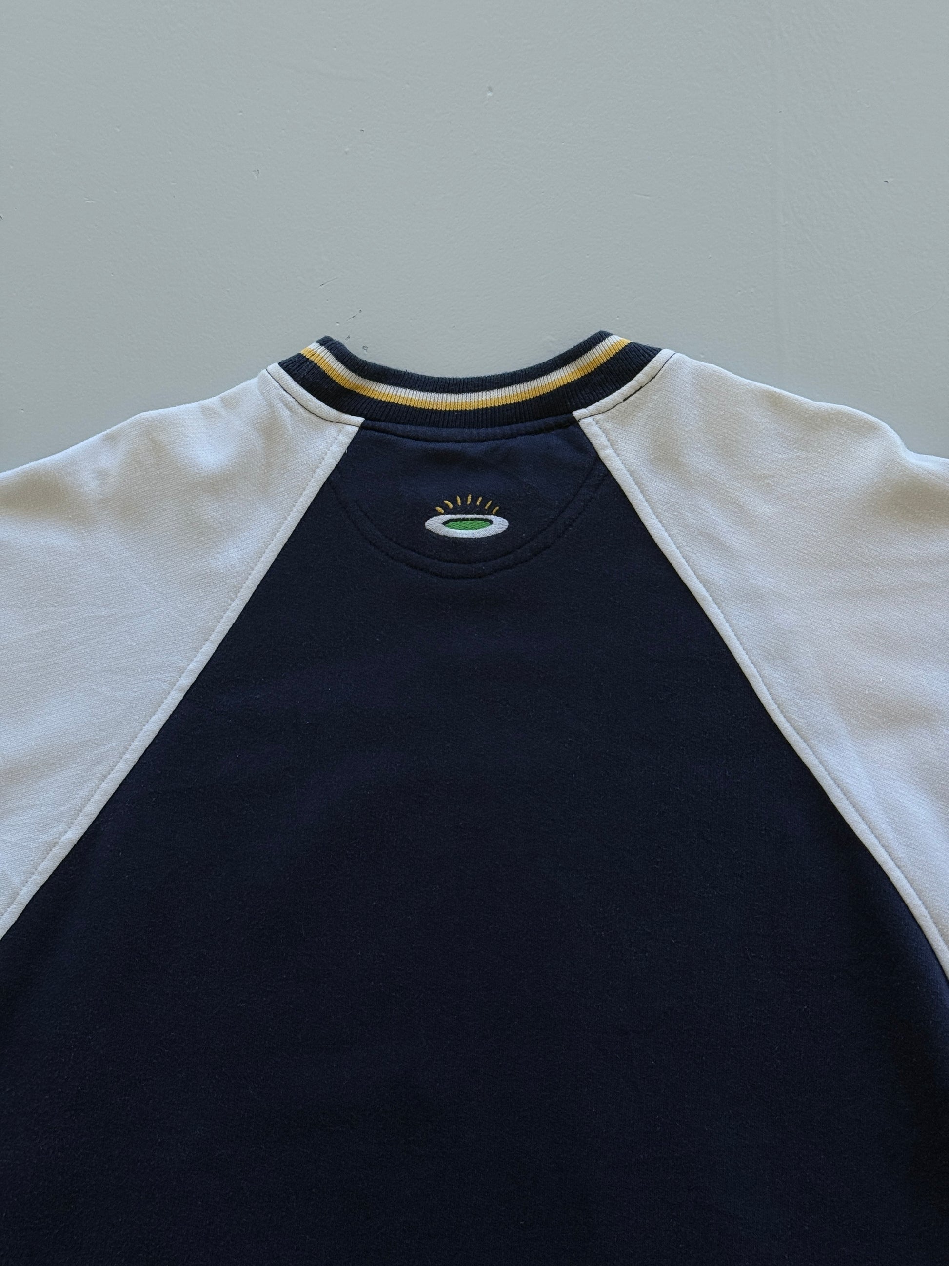 Navy Blue Stade de France 90's Vintage Rugby Graphic Sweatshirt Jumper - XL
