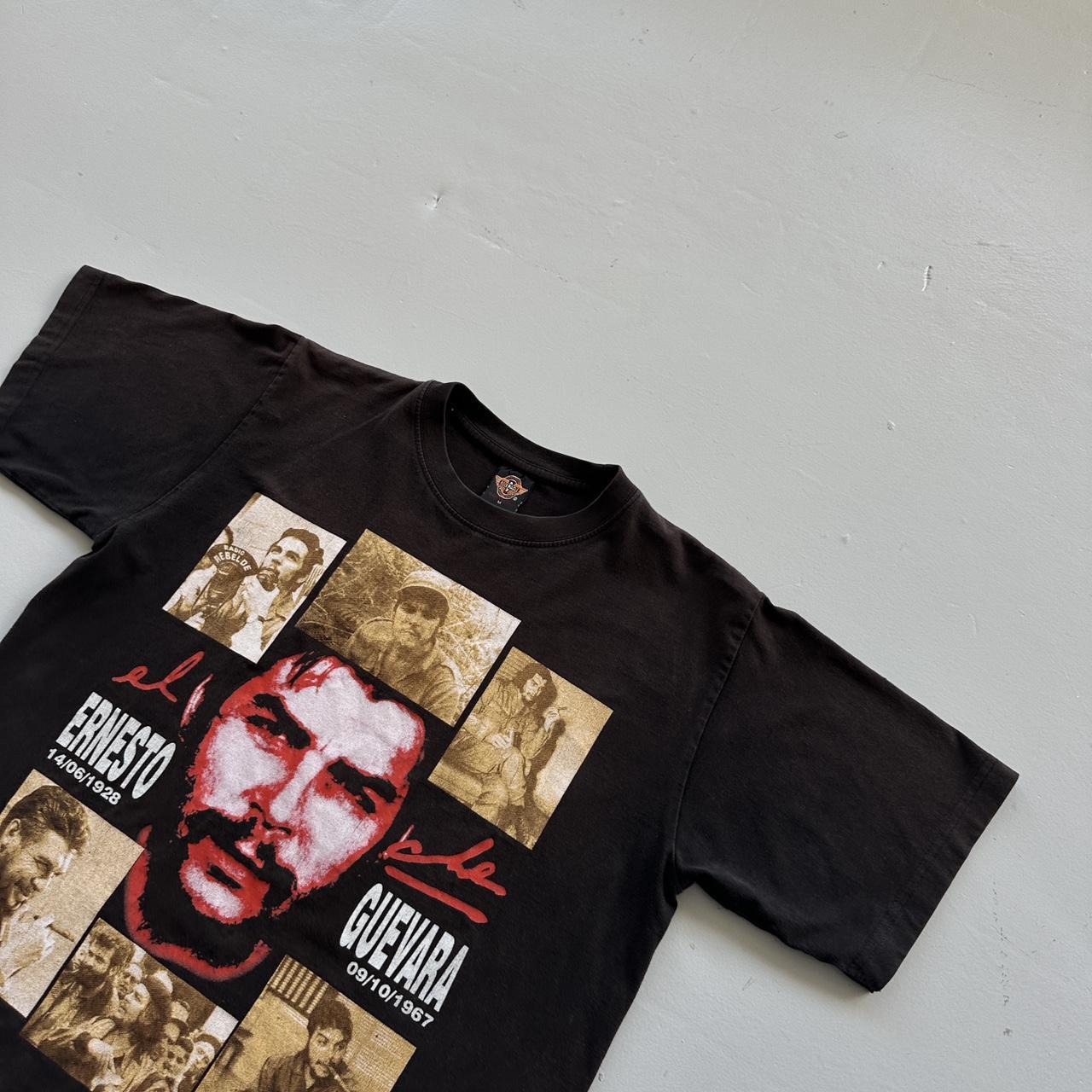 Black Che Guevara Vintage 90s T-shirt - Medium