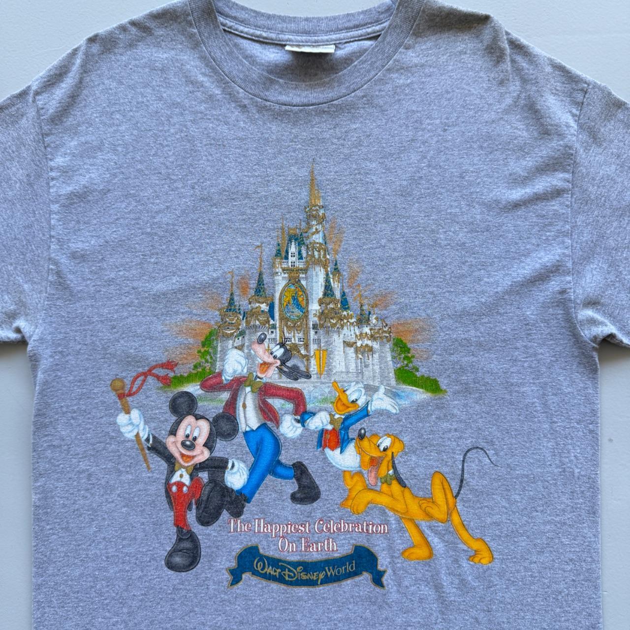 Grey Walt Disney World 00s Vintage Graphic T-shirt - Large