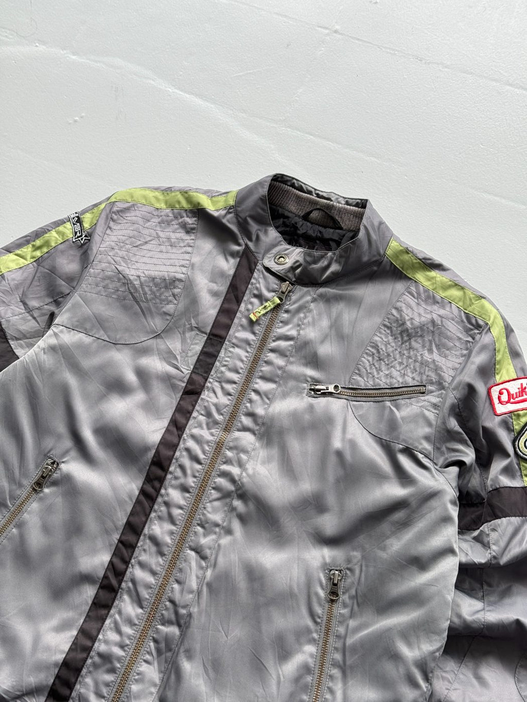 Quiksilver Motorsport Y2K Vintage Racing Jacket - Medium