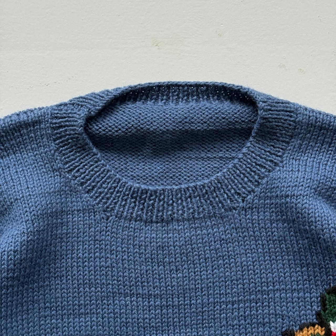 Blue Spitfire 80s Vintage Heavy Knit Jumper - Large