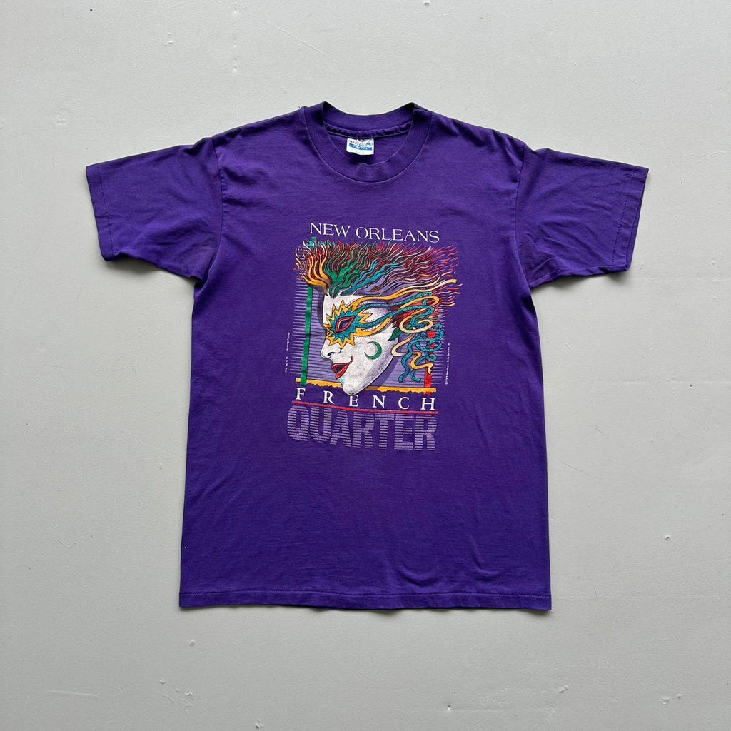 Purple New Orleans 90s Vintage T-shirt - Large