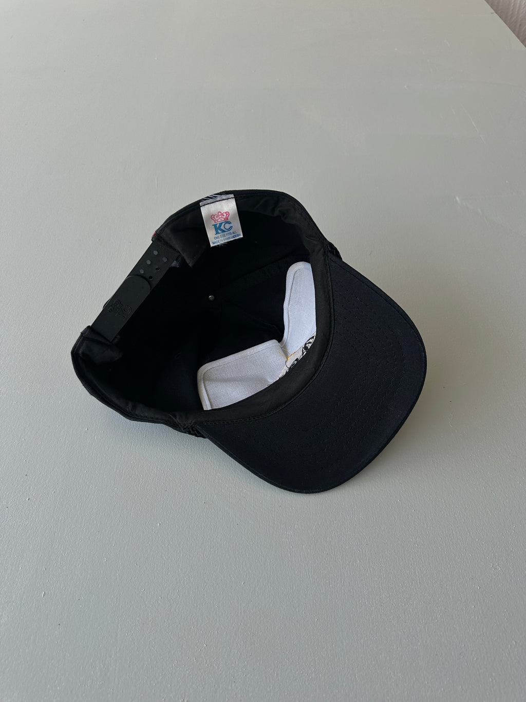 Black ASI American Stress Inc. Vintage SnapBack Trucker Cap