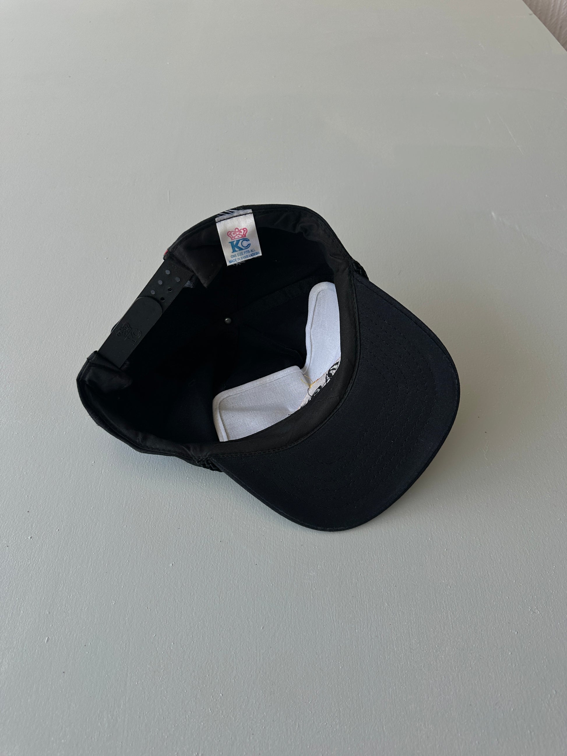 Black ASI American Stress Inc. Vintage SnapBack Trucker Cap