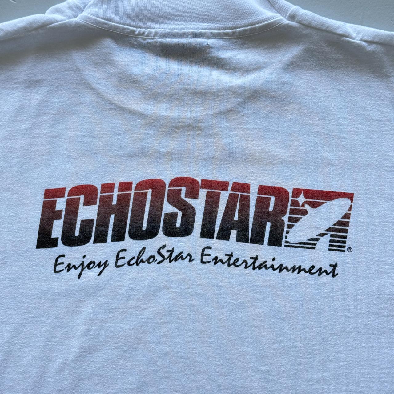 White Echo Star Vintage 90s T-shirt - Boxy XL