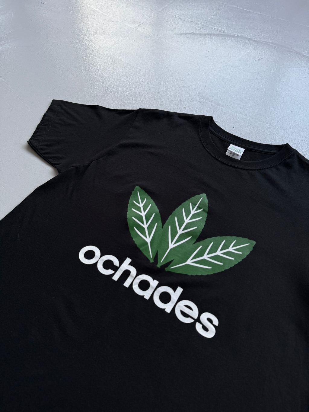 Black Ochades Adidas Style Novelty Japanese Tea Tshirt - Large