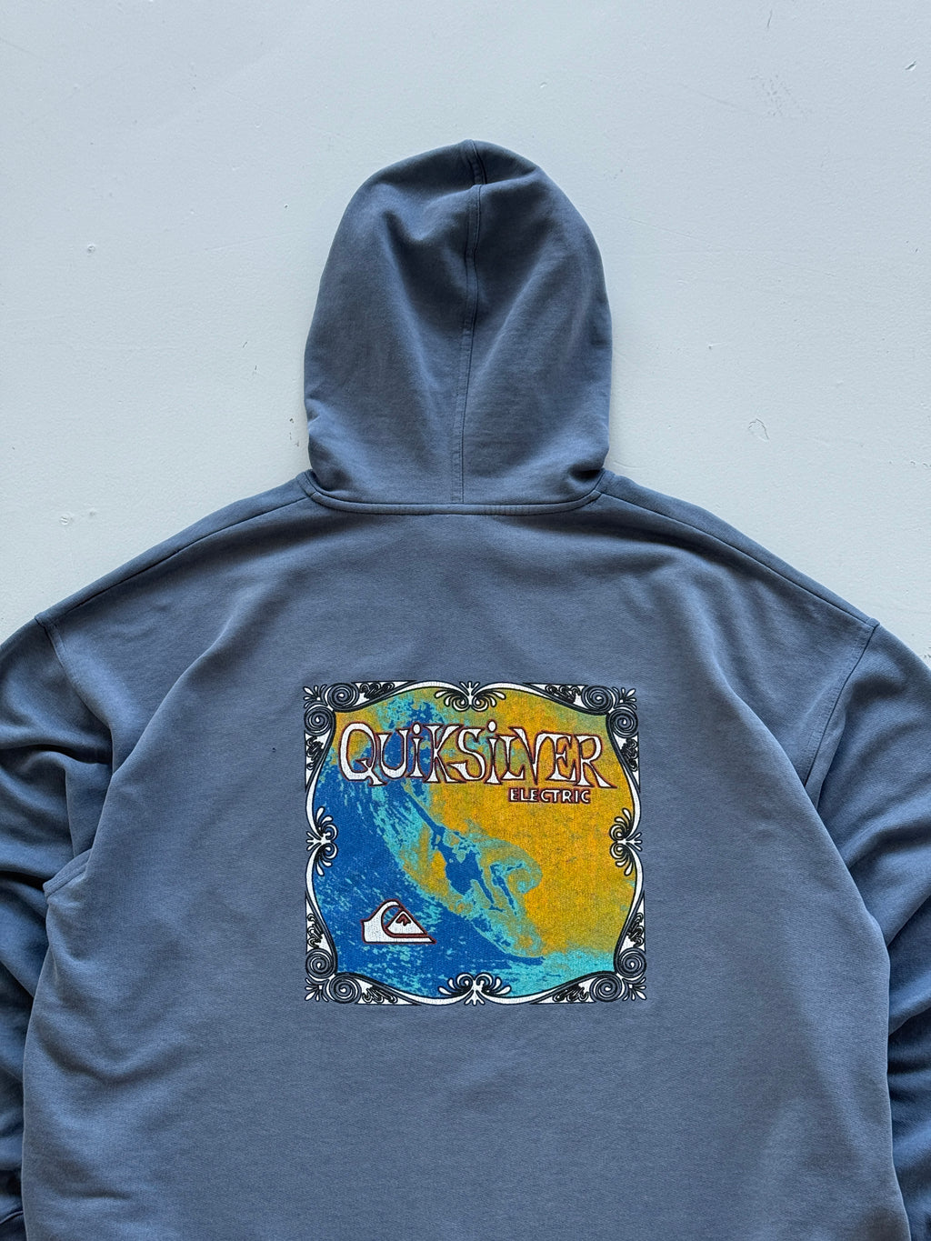Quiksilver Electric Surf 90's Vintage Graphic Hoodie - XL
