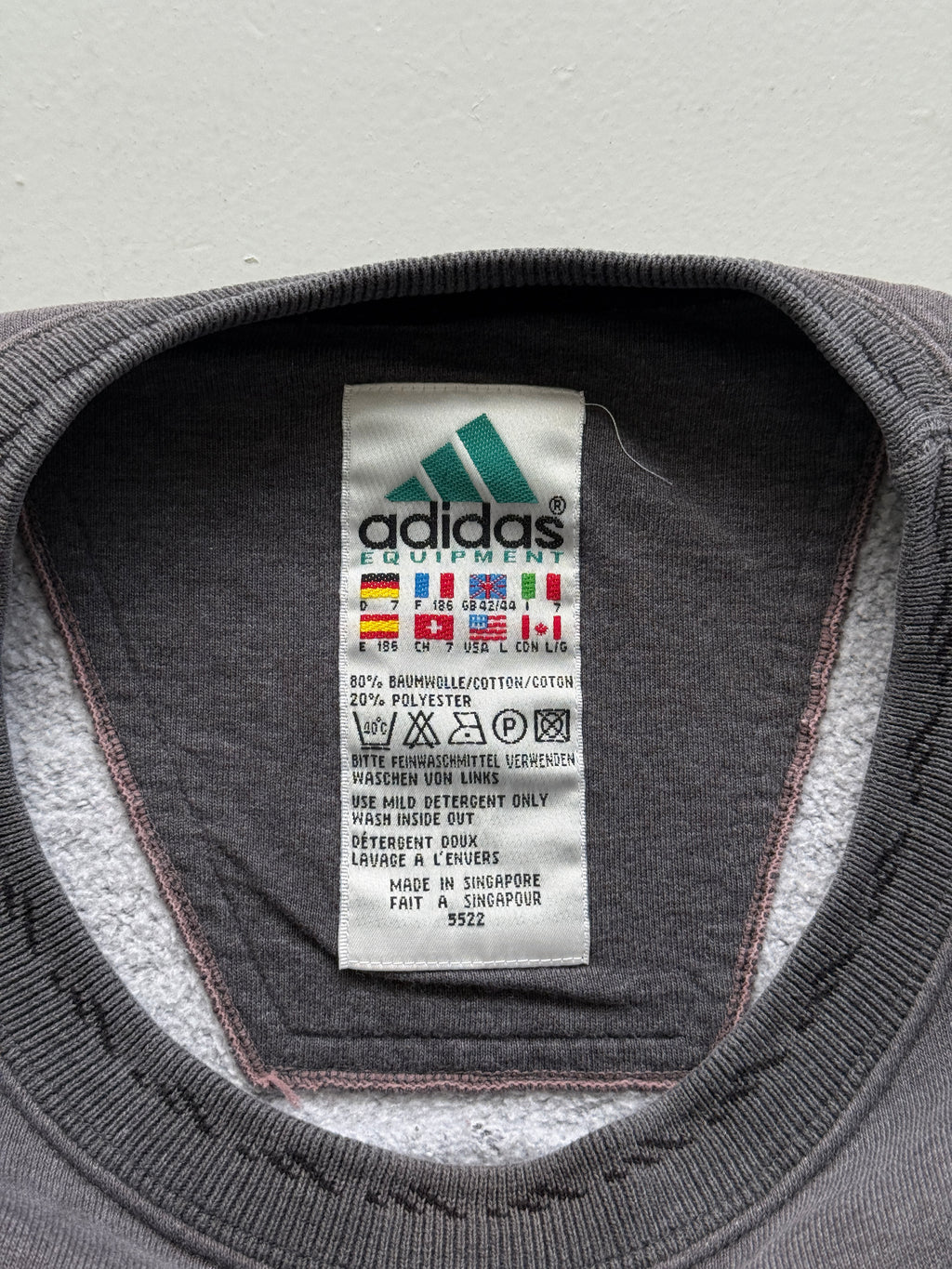 Adidas Equipment 90's Vintage Sweatshirt - XL