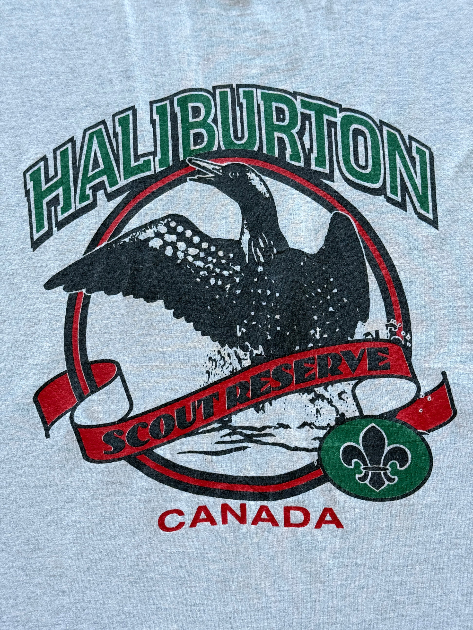 Taurus Haliburton Scout Reserve Canada 90s Vintage Single Stitch T-Shirt - XL