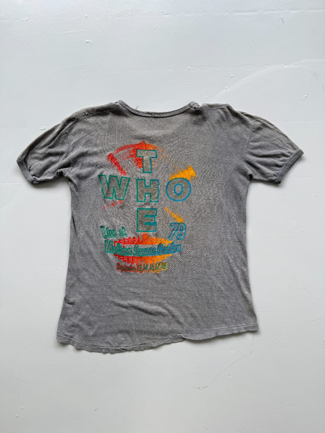 The Who Long Live Rock Rare '79 Madison Square Garden Vintage Tour T-Shirt - Sma