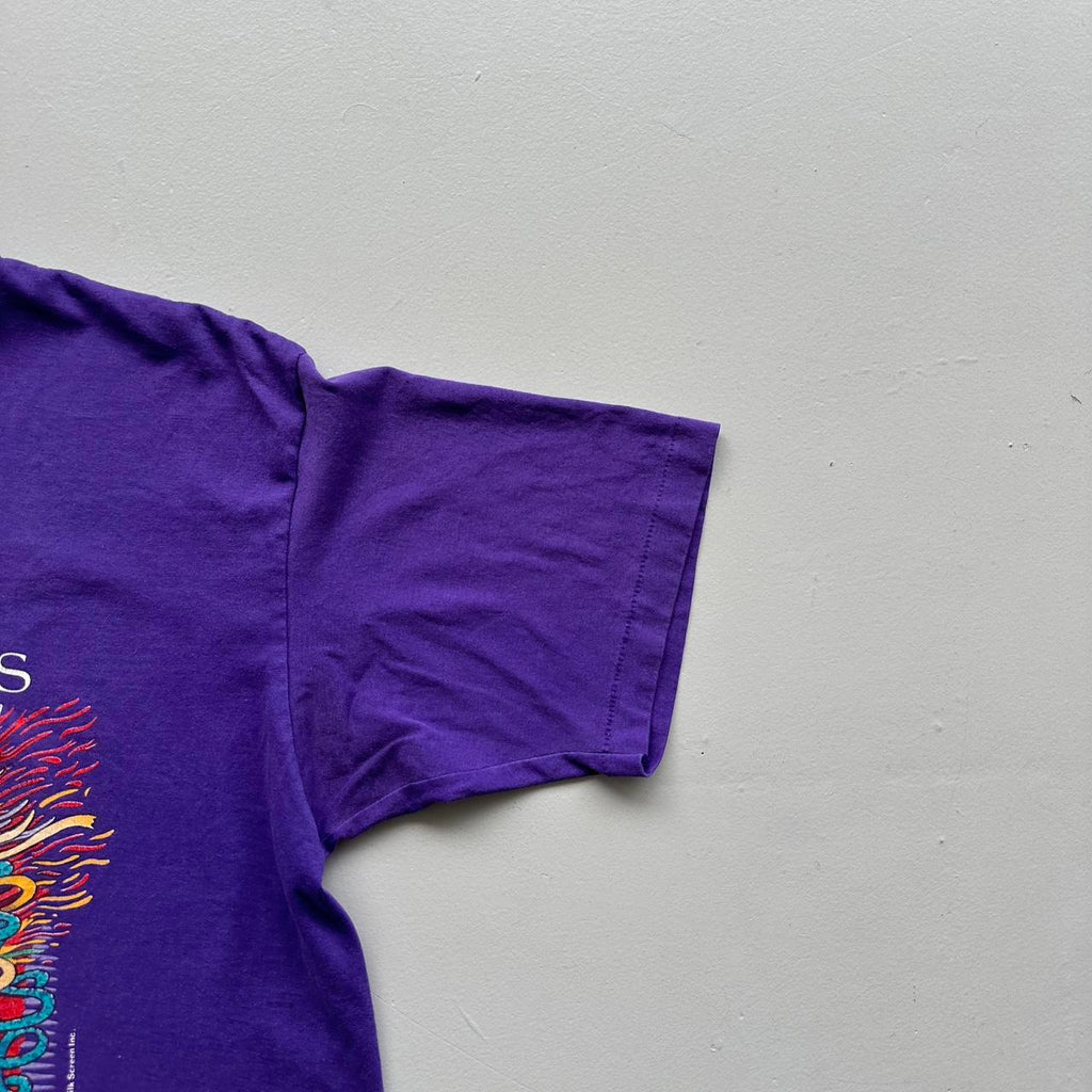 Purple New Orleans 90s Vintage T-shirt - Large