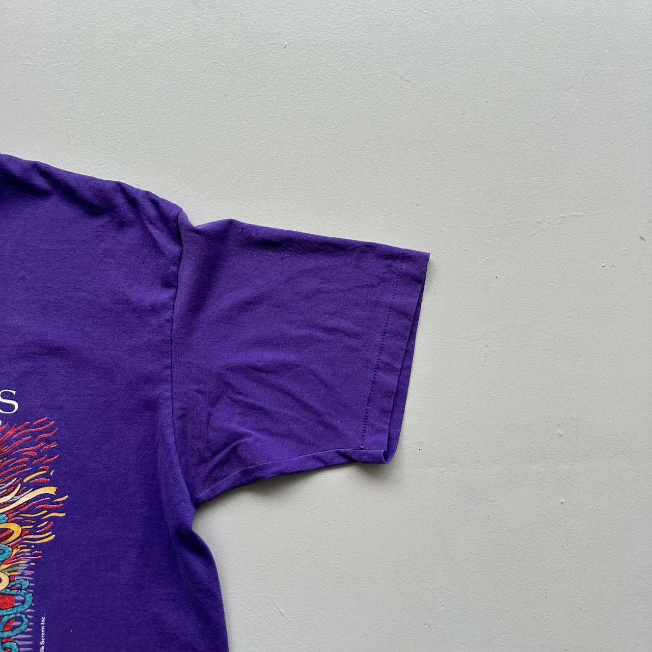 Purple New Orleans 90s Vintage T-shirt - Large