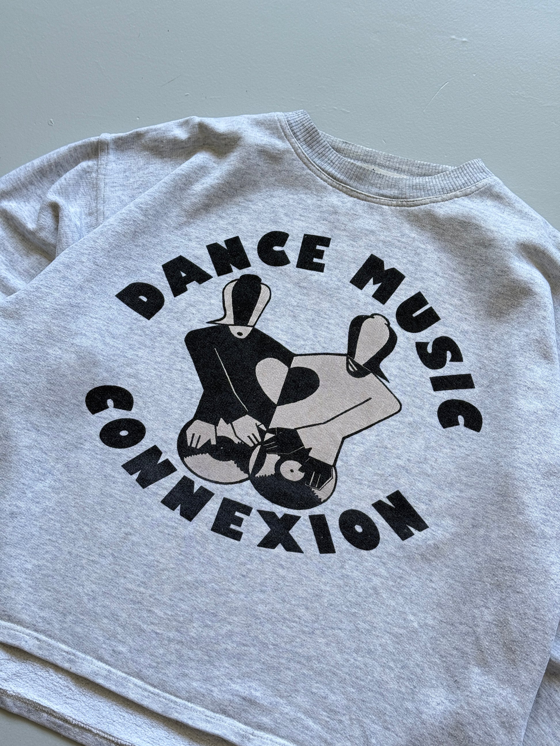 Dance Music Connexion French Rave 90's Vintage Sweatshirt - Medium