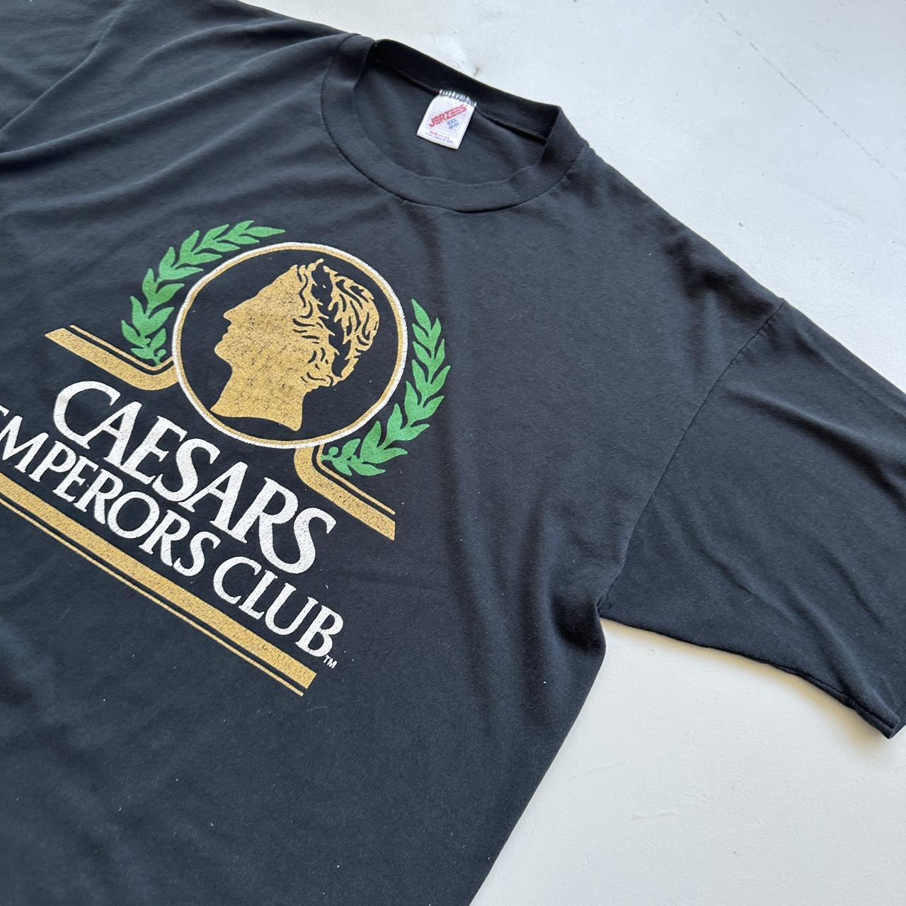 Caesars Casino Black 90s Vintage T-shirt - XL