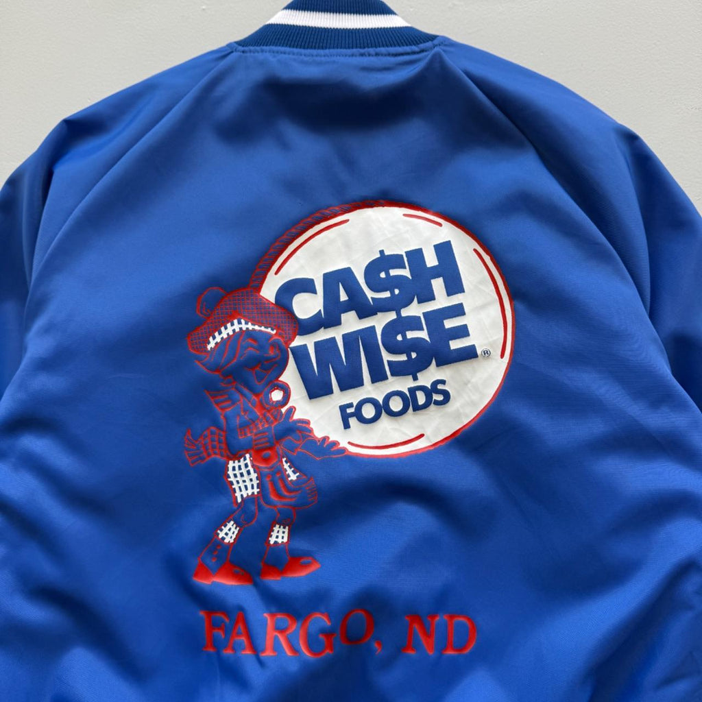 Blue Cash Wise Foods 90s Varsity Coach Jacket - Small