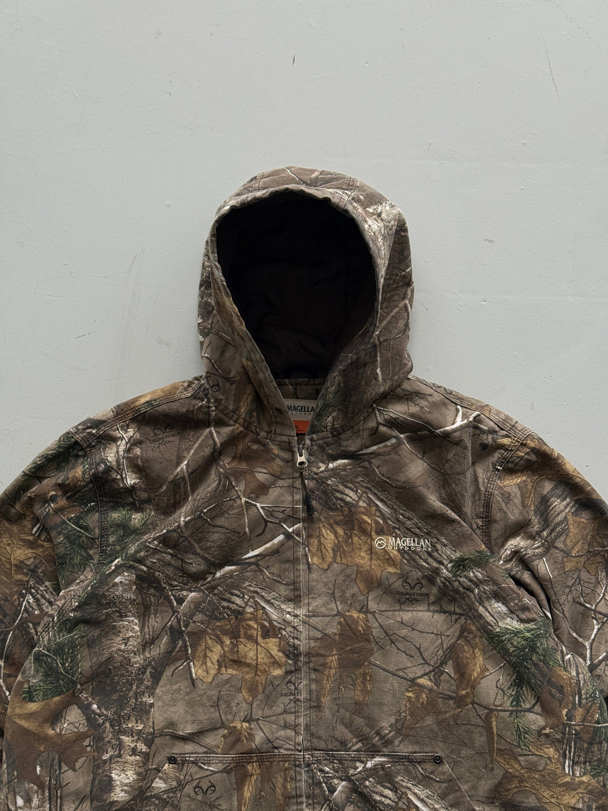 Green Magellan 00's Vintage Real Tree Camo Active Jacket - XL