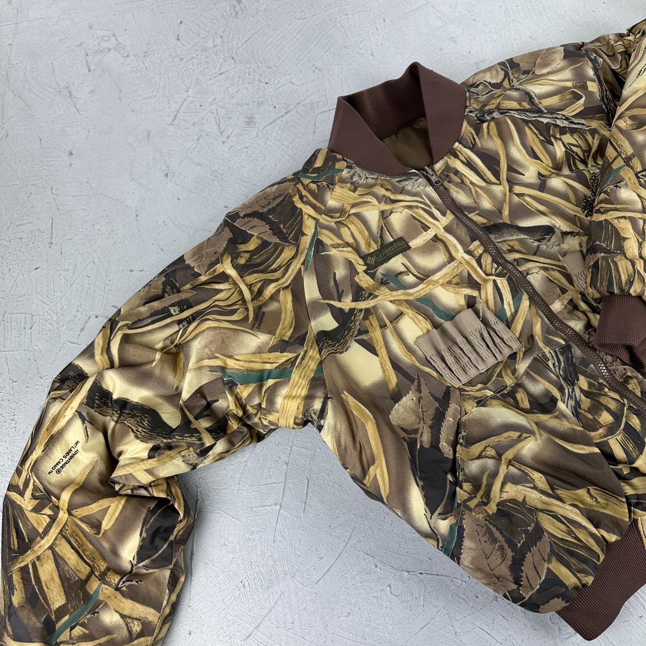 Columbia Real Tree Reversible 90s Vintage Bomber Jacket - Medium