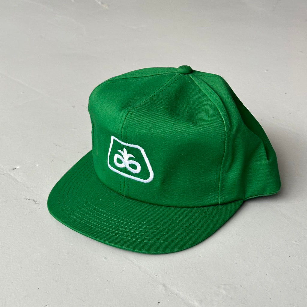 Green John Deere Western Vintage Cotton SnapBack Trucker Cap