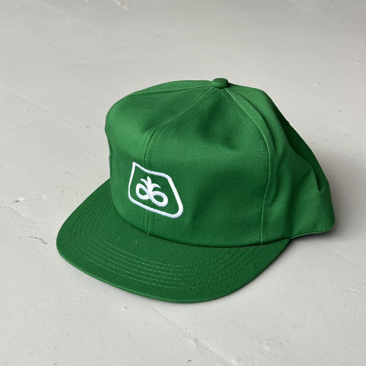 Green John Deere Western Vintage Cotton SnapBack Trucker Cap