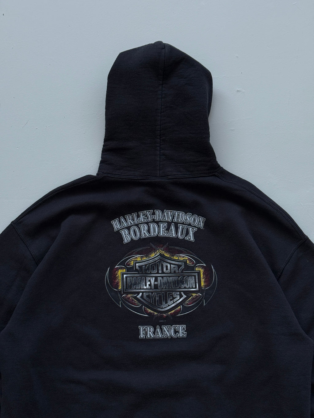 Harley-Davidson Bordeaux France Y2K Vintage Hoodie - XL