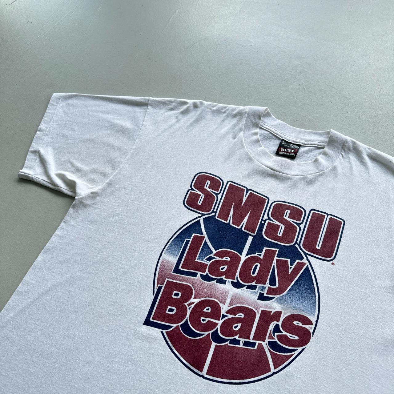 White Lady Bear Vintage 90's T-shirt - XL