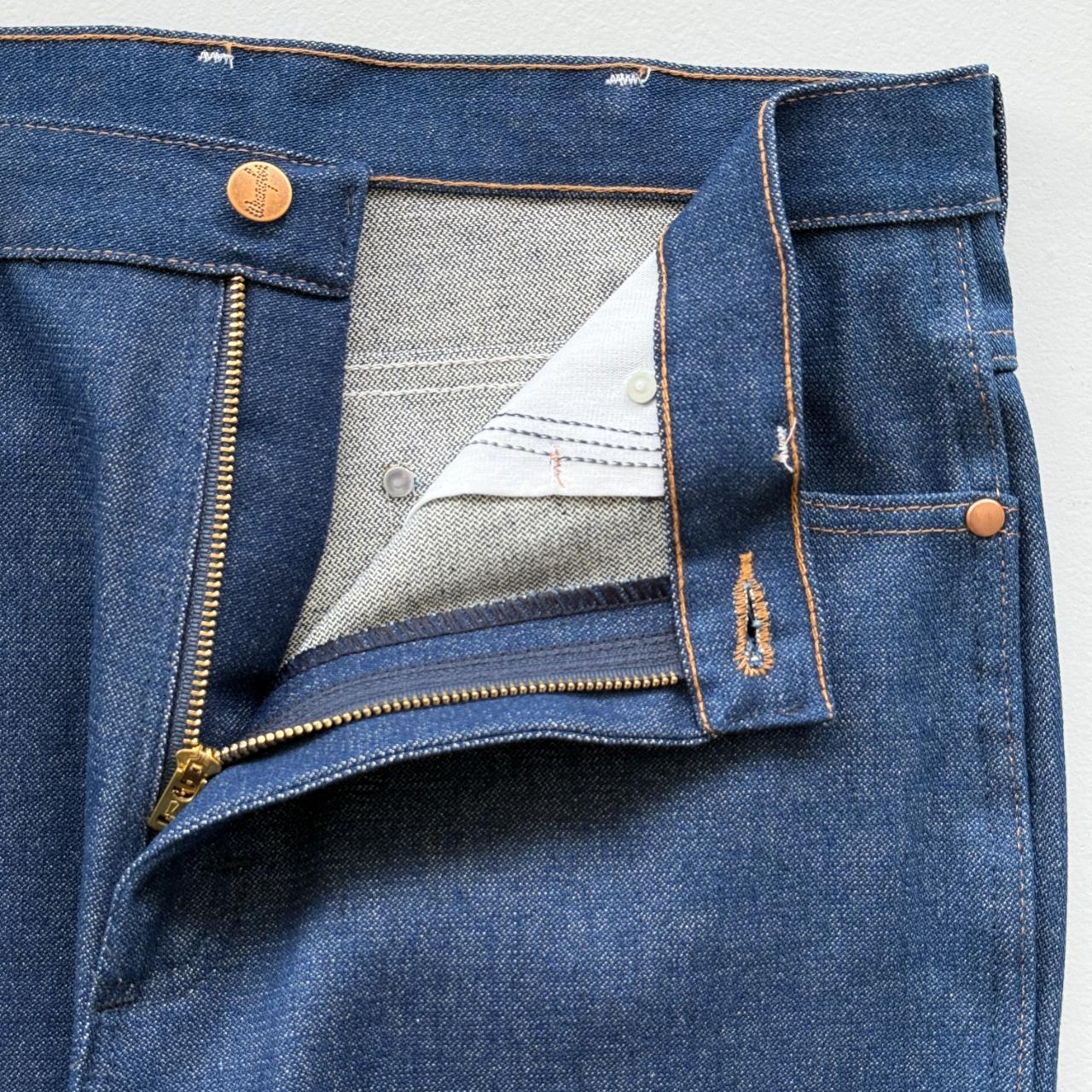 Wrangler Cowboy Cut Vintage Indigo Denim Western Ranch Jeans - 33” x 34”