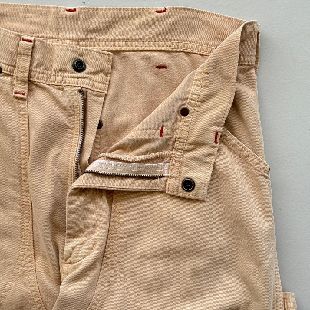 Cream Edwin 101 Canvas Carpenter 90's Vintage Pants - 28” x 29”