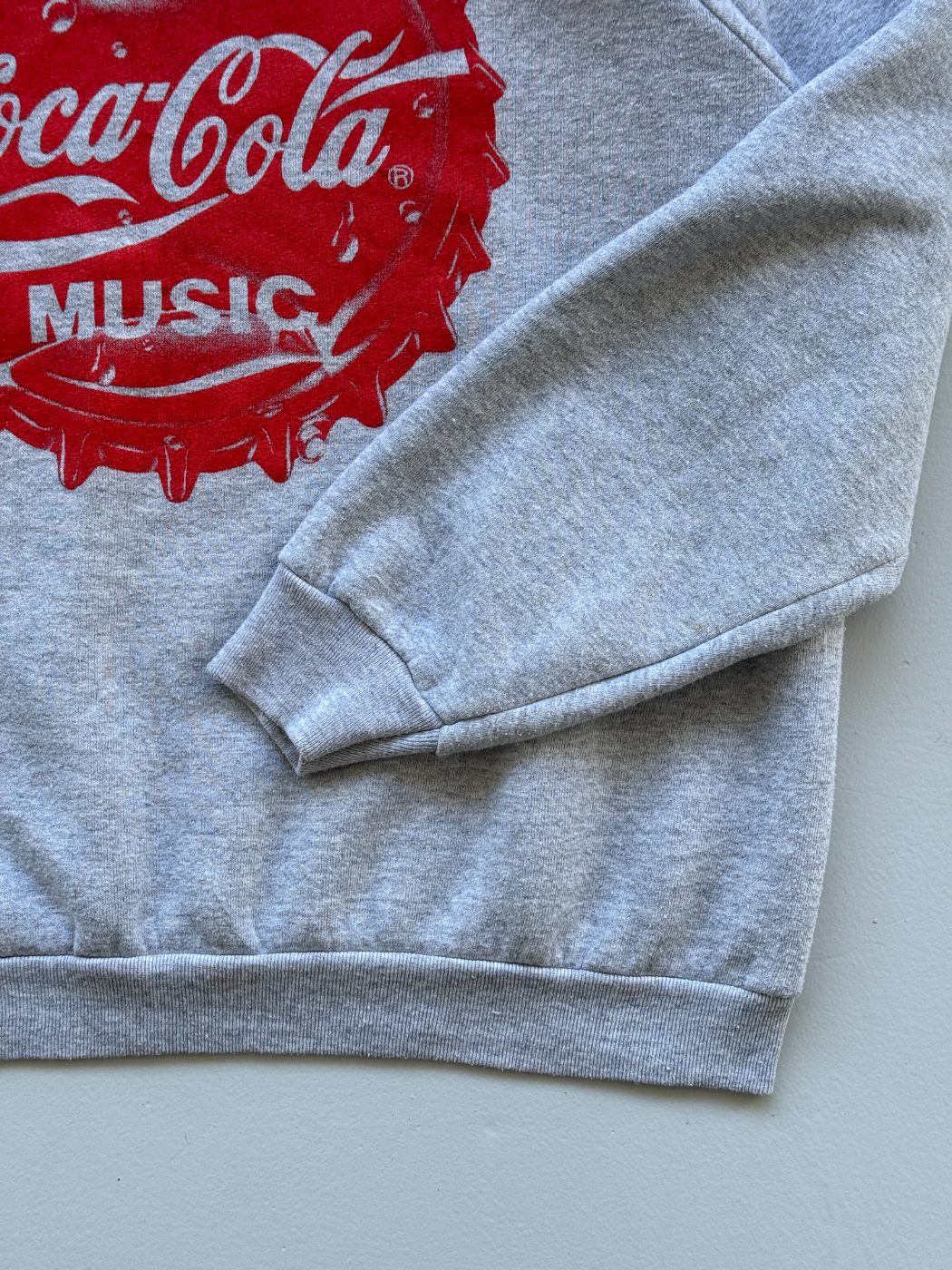 Coca-Cola Music 90's Vintage Sweatshirt - Large