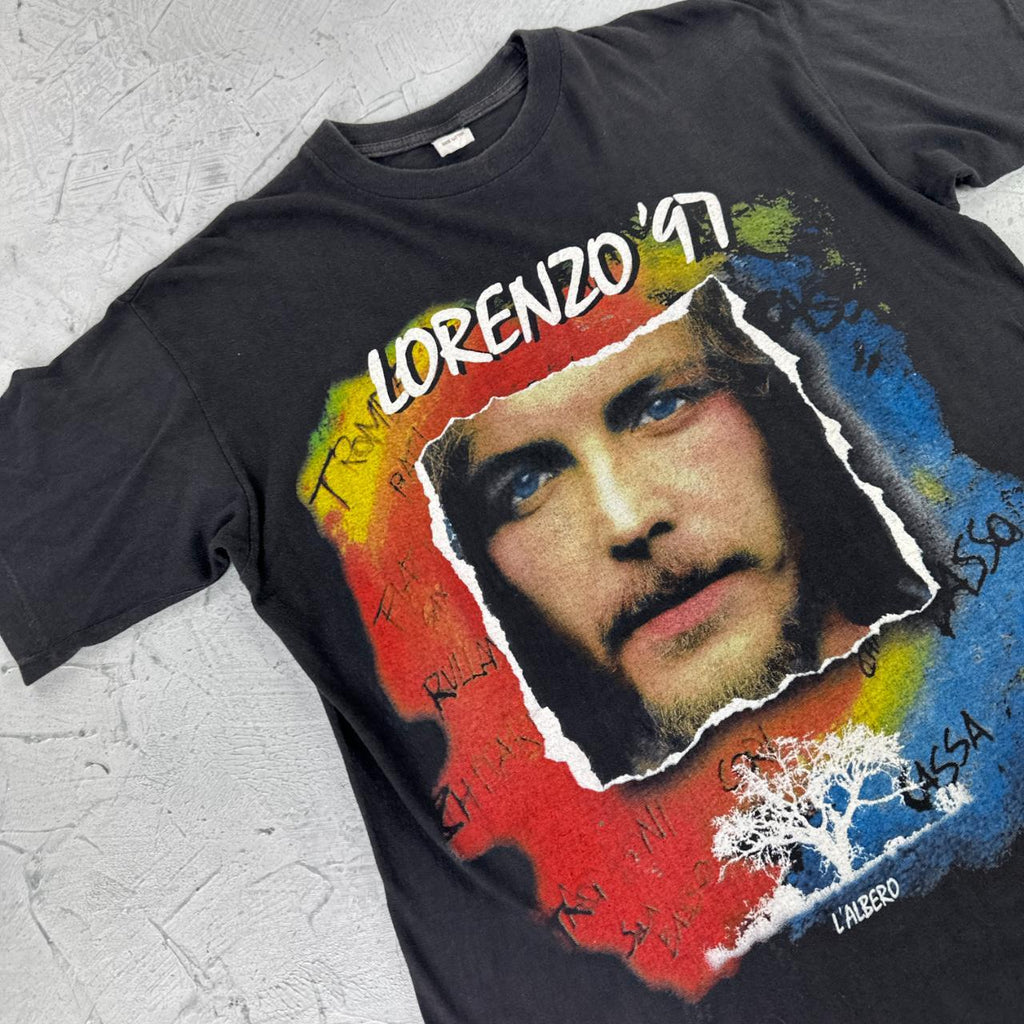Lorenzo 1997 Black Vintage 90s Band T-shirt - Medium