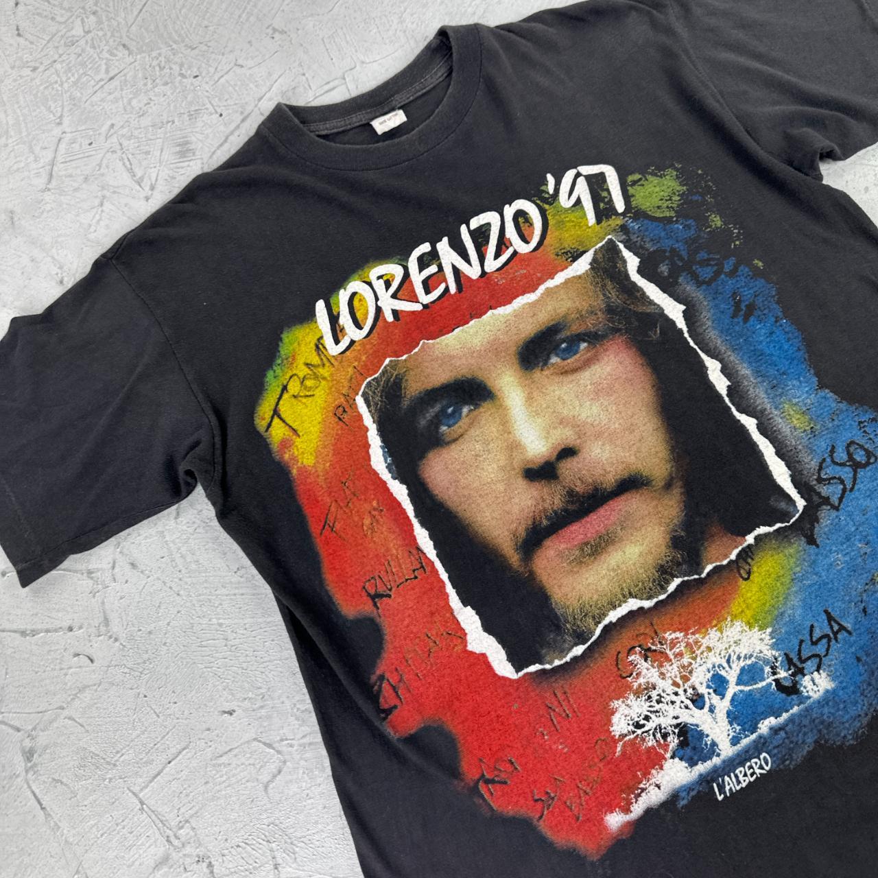 Lorenzo 1997 Black Vintage 90s Band T-shirt - Medium