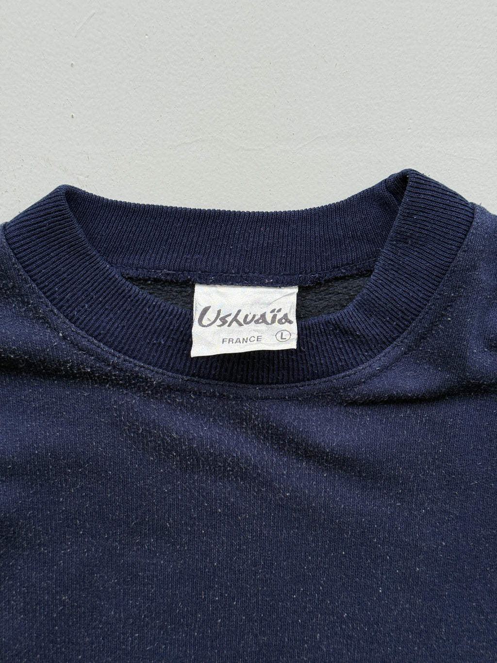 Navy Blue Ushuaia 90's Vintage Surfer Graphic Sweatshirt Jumper - Large