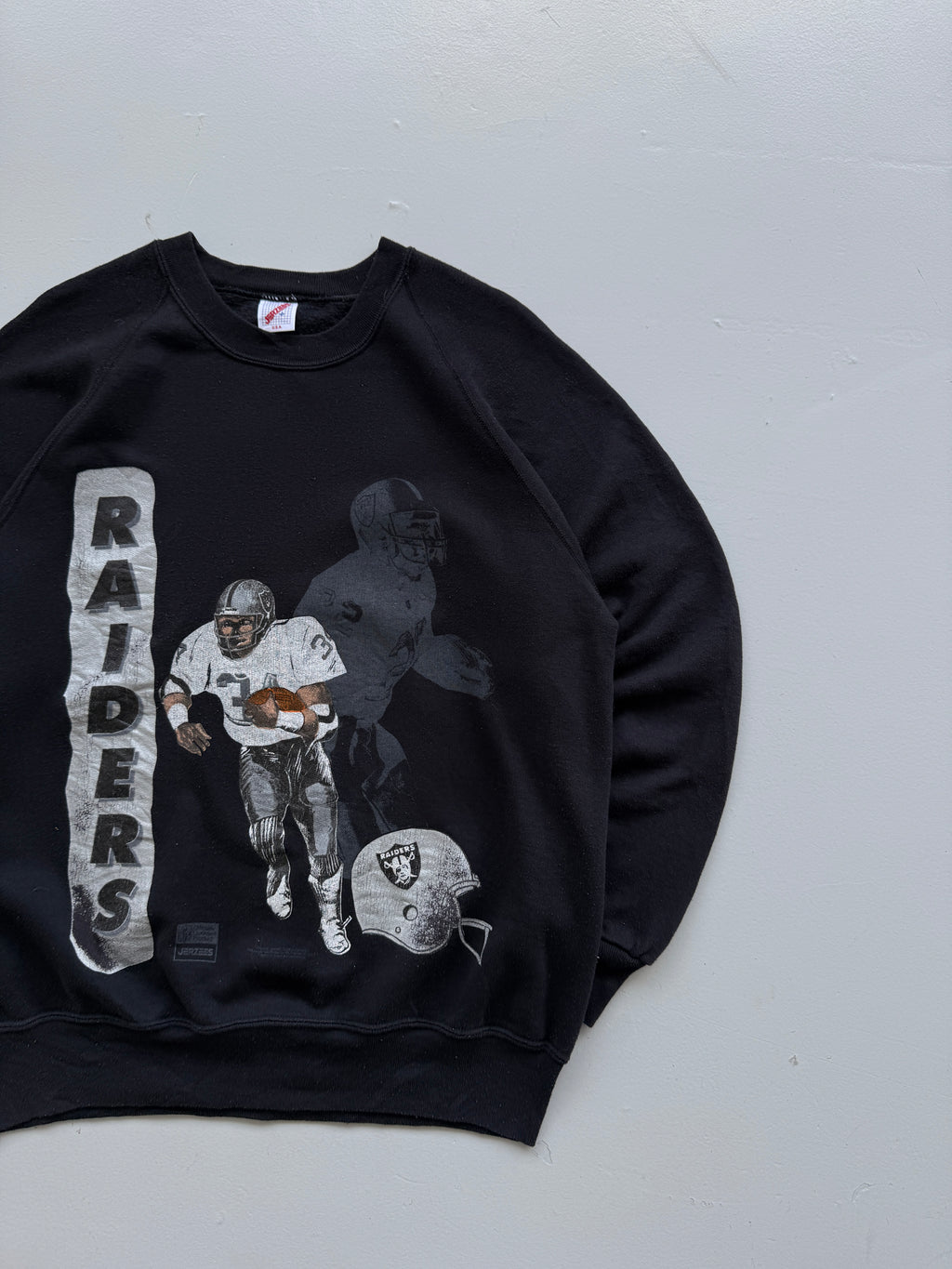 Jerzees Raiders NFL Made in USA 90's Vintage Sweatshirt - Large