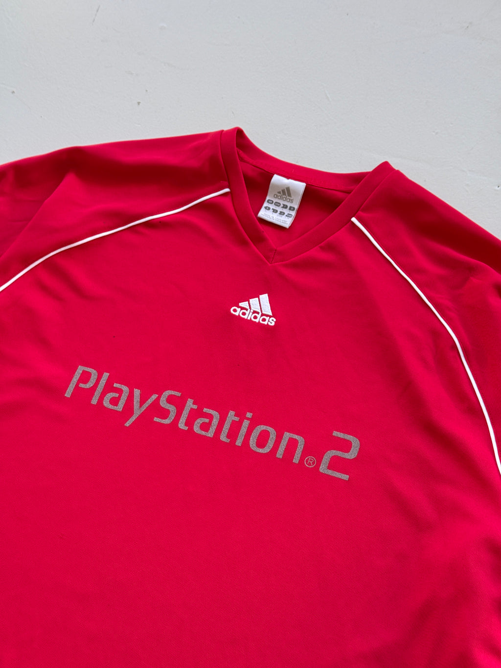 Adidas PlayStation 2 Y2K Vintage Long Sleeve Football Jersey - Large