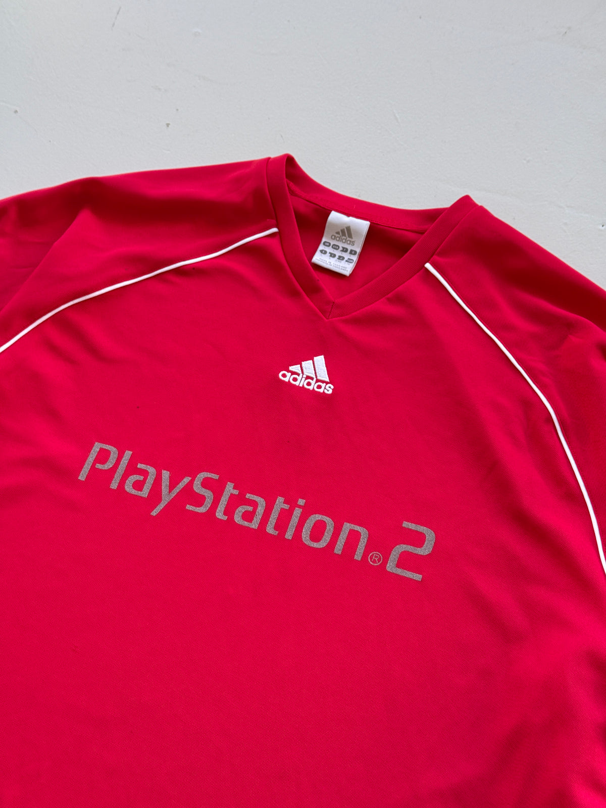 Adidas PlayStation 2 Y2K Vintage Long Sleeve Football Jersey - Large