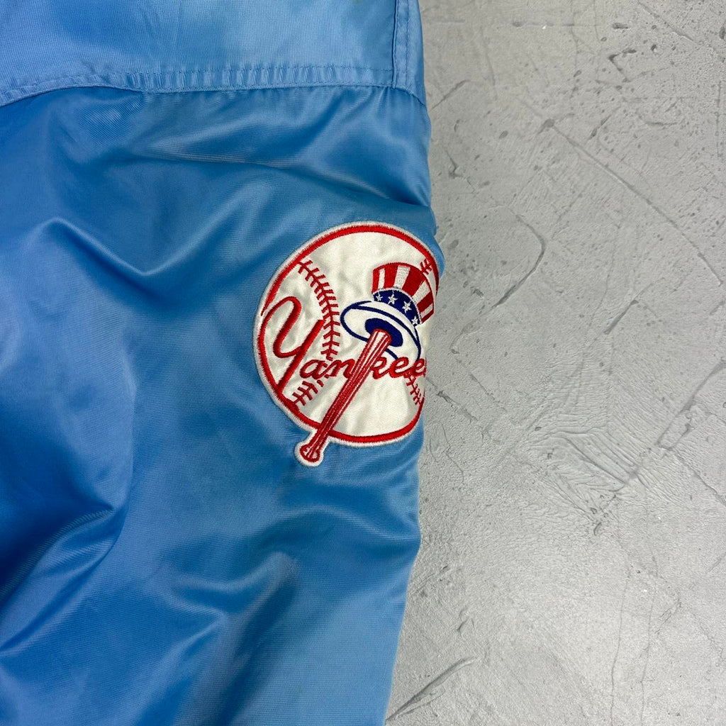 New York Yankees Baby Blue Rare Vintage Varsity Jacket - 2XL